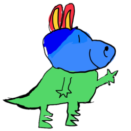 Charlie the rainbow dragon